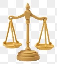 PNG Clay 3d legal justice balance scale white background courthouse lighting.