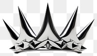 PNG Crown Chrome material jewelry white background accessories.