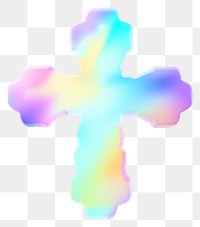 PNG Christian cross abstract symbol purple.