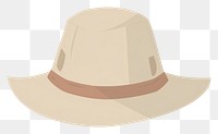 PNG Safari hat white background protection headwear.