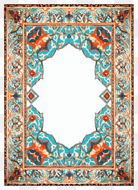 PNG Islam art style border backgrounds tapestry frame. 