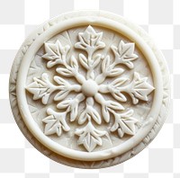 PNG  Seal Wax Stamp white snowflake jewelry locket food.