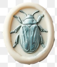 PNG  Seal Wax Stamp a bug animal white background accessories.