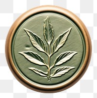 PNG  Seal Wax Stamp a botanical jewelry locket plant.