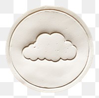 PNG  Seal Wax Stamp a cloud locket white accessories.