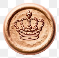 PNG  Seal Wax Stamp a crown jewelry locket craft.
