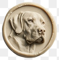 PNG  Seal Wax Stamp a dog animal mammal craft.