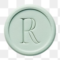 PNG  Seal Wax Stamp an alphabet text pill white background.