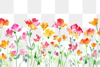 PNG Flowers backgrounds outdoors pattern.