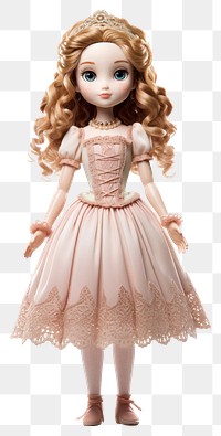 PNG  Princess doll white cute toy. AI generated Image by rawpixel.