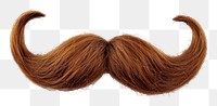 PNG Moustache white background panoramic portrait.