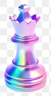 PNG  Chess icon iridescent game white background chessboard.