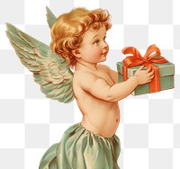 PNG Angel paper gift baby.