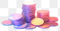 PNG  Coin money illuminated investment.
