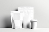 Coffee product packaging png transparent mockup