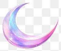 PNG  Crescent moon astronomy nature purple.