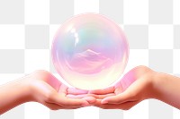 PNG  Crystal ball sphere lightweight transparent.