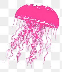 PNG Jellyfish nature invertebrate transparent. AI generated Image by rawpixel.