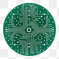 PNG A circuit board icon vector shape microbiology electronics. AI generated Image by rawpixel.