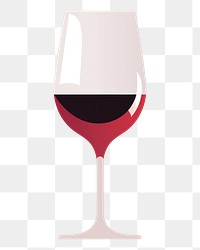 PNG A glass of wine symbol drink white background refreshment. AI generated Image by rawpixel.