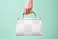 Women's handbag png mockup, transparent design