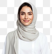 PNG Middle eastern woman smiling hijab scarf