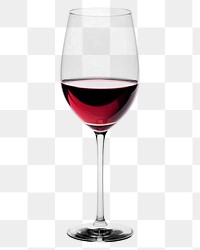PNG A glass of wine drink white background refreshment