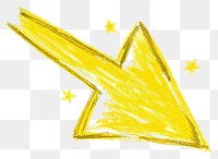 PNG Symbol creativity cartoon yellow.