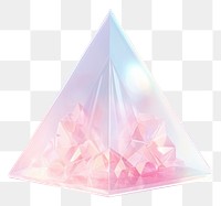 PNG  Pyramid crystal abstract triangle.