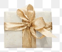 PNG  White gift box celebration decoration surprise. AI generated Image by rawpixel.