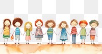 PNG  Happy group of people child togetherness friendship. AI generated Image by rawpixel.