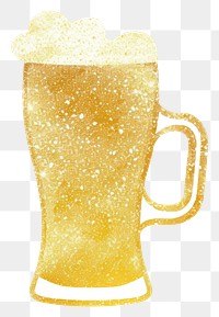 PNG  Beer glass icon drink lager white background.