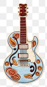 PNG  Guitar white background creativity jewelry.