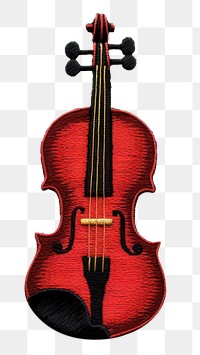 PNG  Violin red white background performance.