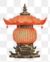 PNG  Chinese lamp deco lantern spirituality architecture. AI generated Image by rawpixel.