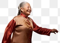 PNG  Happy chinese grandma adult smile retirement. AI generated Image by rawpixel.