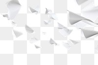 PNG Pieces of papers backgrounds white white background.