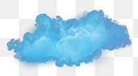 PNG Blue pastel smoke cloud black background. AI generated Image by rawpixel.