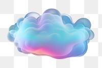 PNG Holographic cloud smoke black background. AI generated Image by rawpixel.