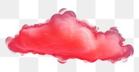 PNG Red pastel cloud smoke black background. AI generated Image by rawpixel.