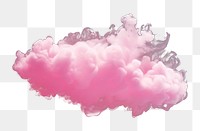 PNG White and pink cloud smoke black background. AI generated Image by rawpixel.
