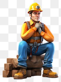 PNG  Construction worker hardhat helmet adult.