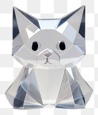 PNG  Cat icon origami representation creativity.