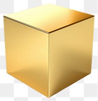 PNG  Square shiny gold box.