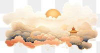 PNG  Chinese cloud backgrounds outdoors nature.