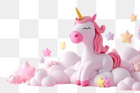 PNG  Cute unicorn fantasy background cartoon representation celebration.