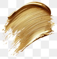 PNG  Gold brush stroke white background cosmetics abstract.