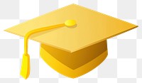 PNGGraduation cap shaped icon intelligence certificate aspirations.