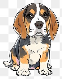 PNG Beagle mammal hound puppy.