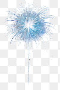 PNG  Fireworks outdoors night blue. AI generated Image by rawpixel.